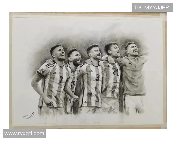 梅西经典瞬间素描呈现足球传奇之辉煌与艺术之融合